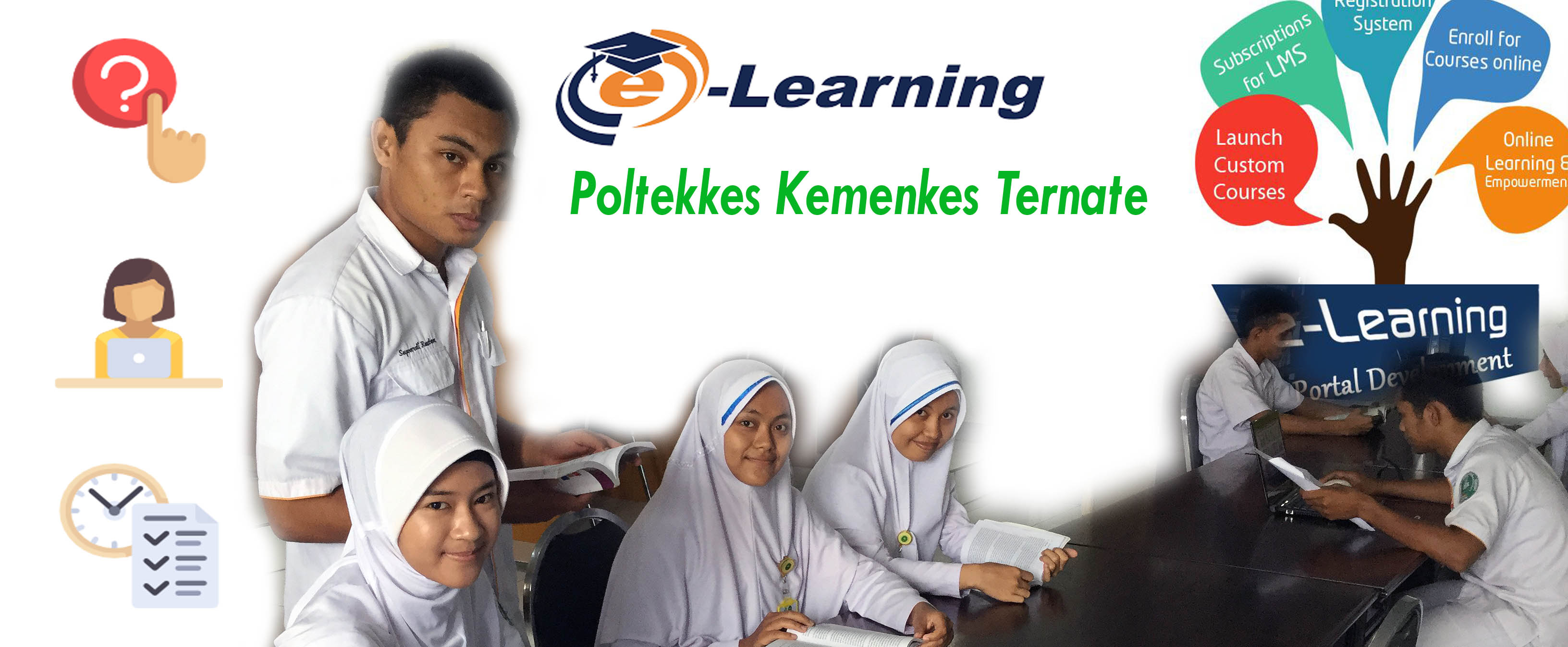 Layanan E-Learning Poltekkes Ternate